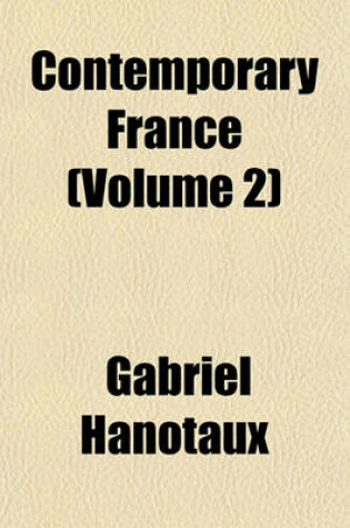 Cover of Contemporary France (Volume 2)