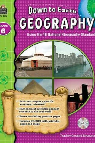 Cover of Down to Earth Geography, Grade 6