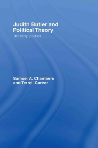 Cover of Judith Butler and Political Theory