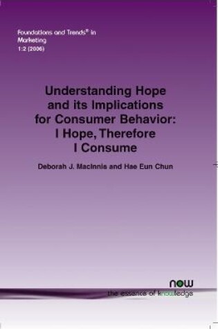 Cover of Understanding Hope and its Implications for Consumer Behavior