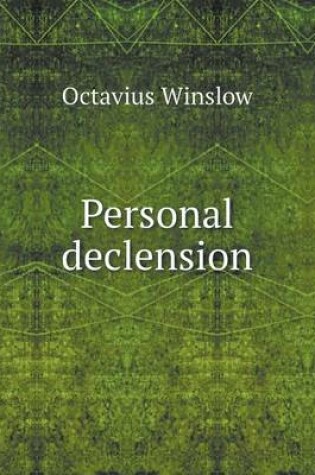 Cover of Personal declension