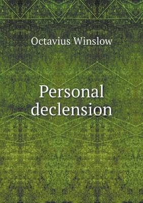 Book cover for Personal declension