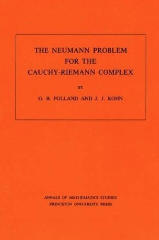 Cover of The Neumann Problem for the Cauchy-Riemann Complex. (AM-75), Volume 75