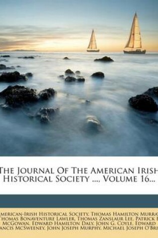 Cover of The Journal of the American Irish Historical Society ..., Volume 16...