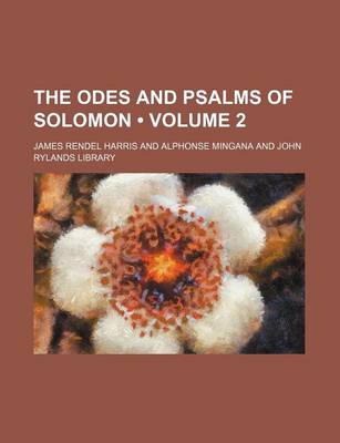 Book cover for The Odes and Psalms of Solomon (Volume 2 )