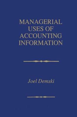 Cover of Managerial Uses of Accounting Information