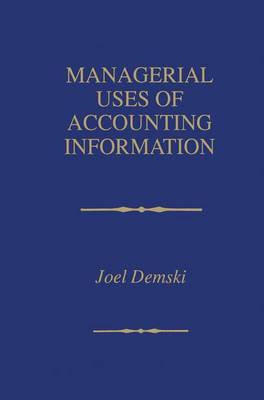 Cover of Managerial Uses of Accounting Information