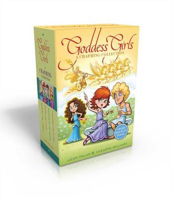 Book cover for The Goddess Girls Charming Collection Books 9-12 (Charm Bracelet Included!)