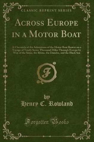 Cover of Across Europe in a Motor Boat