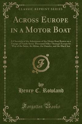 Book cover for Across Europe in a Motor Boat