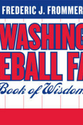 Cover of Washington Baseball Fan's Little Book of Wisdom