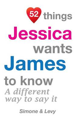 Book cover for 52 Things Jessica Wants James To Know