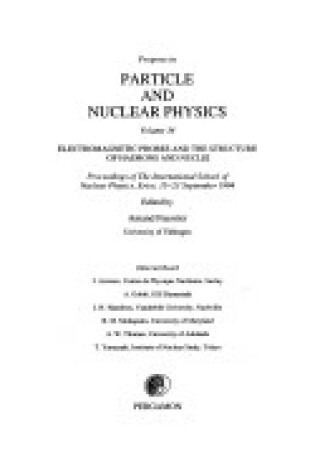 Cover of Progress in Particle and Nuclear Physics, Volume 34