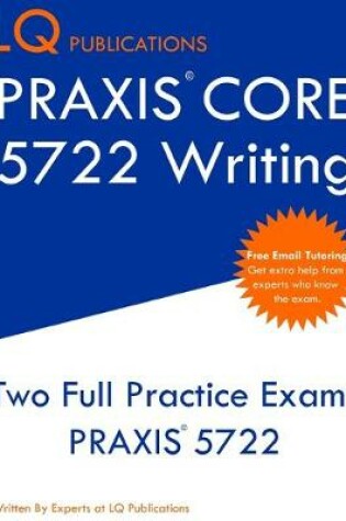 Cover of PRAXIS Core 5722 Writing