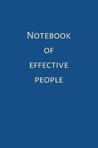 Cover of Notebook for effective people