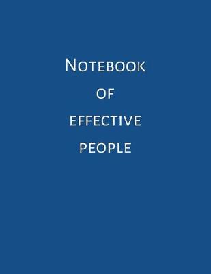 Book cover for Notebook for effective people