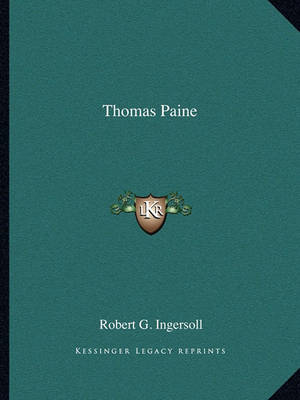 Book cover for Thomas Paine