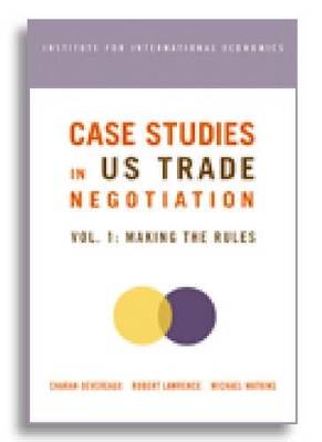 Book cover for Case Studies in US Trade Negotiation – Resolving Disputes