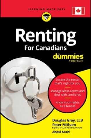 Cover of Renting for Canadians for Dummies