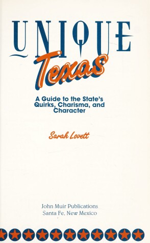 Book cover for Unique Texas