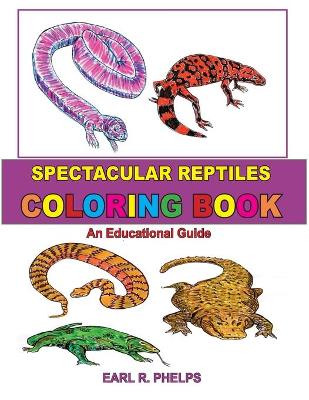 Book cover for Spectacular Reptiles Coloring Book