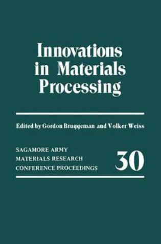 Cover of Innovations in Materials Processing