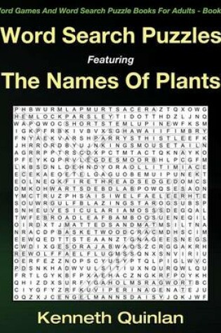 Cover of Word Search Puzzles Featuring The Names Of Plants