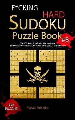 Book cover for F*cking Hard Sudoku Puzzle Book #8