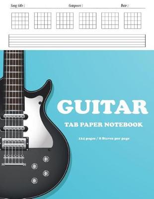 Book cover for Guitar Tab Paper Notebook