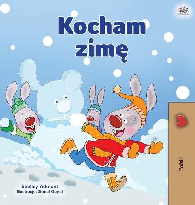 Book cover for I Love Winter (Polish Children's Book)