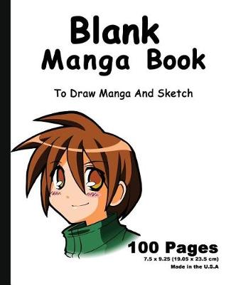 Book cover for Blank Manga-Character