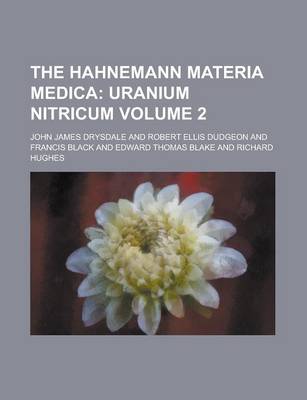 Book cover for The Hahnemann Materia Medica Volume 2