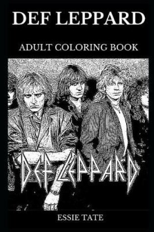 Cover of Def Leppard Adult Coloring Book