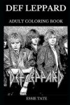 Book cover for Def Leppard Adult Coloring Book