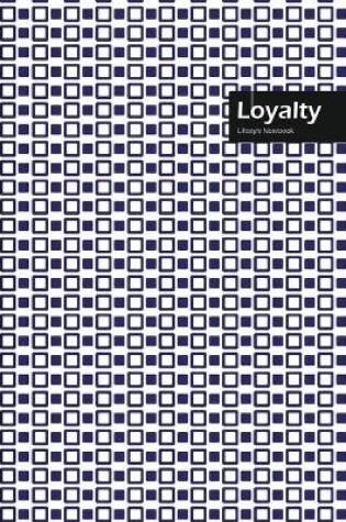 Cover of Loyalty Lifestyle, Creative, Write-in Notebook, Dotted Lines, Wide Ruled, Medium Size 6 x 9 Inch, 288 Pages (Blue)