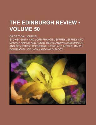 Book cover for The Edinburgh Review (Volume 50); Or Critical Journal