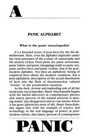 Cover of Panic Encyclopedia