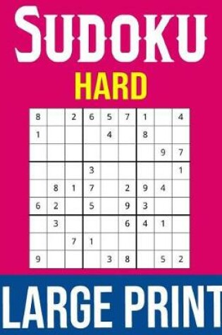 Cover of Sudoku Hard Large Print