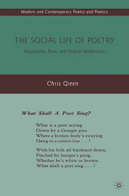 Book cover for The Social Life of Poetry