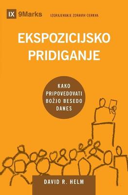 Book cover for Ekspozicijsko pridiganje (Expositional Preaching) (Slovenian)