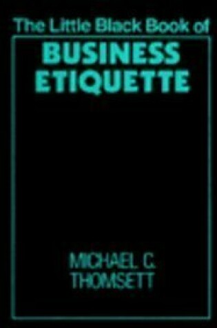 Cover of Little Black Book of Business Etiquette