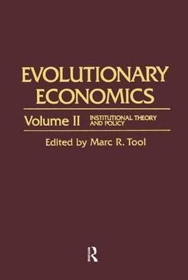 Book cover for Evolutionary Economics