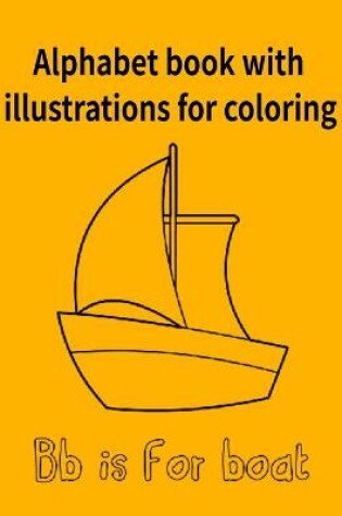 Cover of Alphabet book with illustrations for coloring