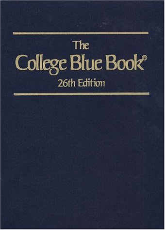 Book cover for The College Blue Book