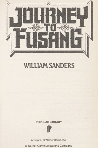 Cover of Journey to Fusang