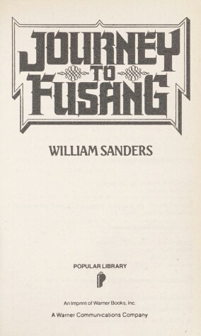 Cover of Journey to Fusang