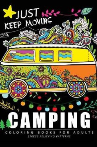 Cover of Camping Coloring Book for Adults