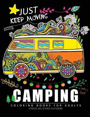 Book cover for Camping Coloring Book for Adults