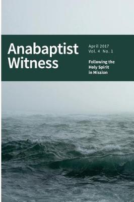 Book cover for Anabaptist Witness 4.1