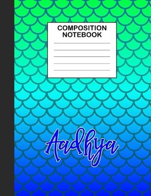 Book cover for Aadhya Composition Notebook